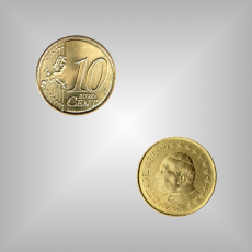 10 Cent Kursmünze Vatikan 2004