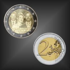 2 EURO Prinzenhochzeit Luxemburg 2012