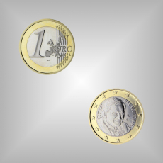 1 EURO Kursmünze Vatikan 2006