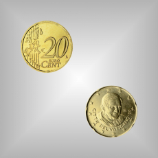 20 Cent Kursmünze Vatikan 2010