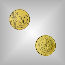 10 Cent Kursmünze Vatikan 2017