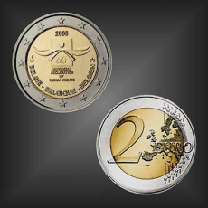 2 EURO Menschenrechte Belgien 2008