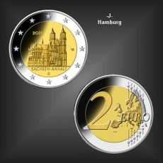 2 EURO Magdeburger Dom -J- BRD 2021