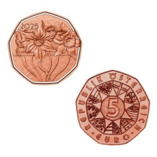 5 EURO Narzissen Österreich 2025