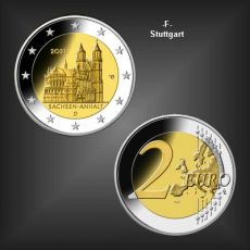 2 EURO Magdeburger Dom -F- BRD 2021