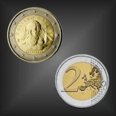 2 EURO Galileo Galilei Italien 2014