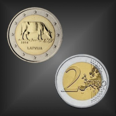 2 EURO Milchwirtschaft Lettland 2016