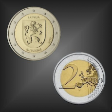 2 EURO Kurzeme Lettland 2017