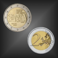 2 EURO Tempel v. Ggantija Malta 2016