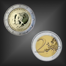 2 EURO Thronwechsel Niederlande 2013