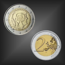 2 EURO 200 Jahre Königreich Niederlande 2013