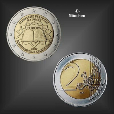2 EURO Römische Verträge -D- BRD 2007