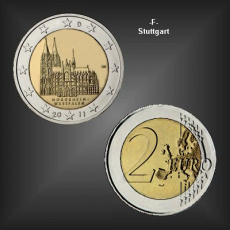 2 EURO Kölner Dom -F- BRD 2011