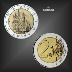 2 EURO Neuschwanstein -G- BRD 2012