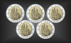 Satz 5 x 2 EURO Neuschwanstein BRD 2012