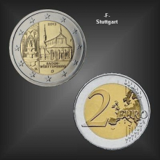 2 EURO Kloster Maulbronn -F- BRD 2013