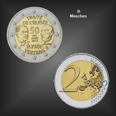 2 EURO Elysee - Vertrag -D- BRD 2013