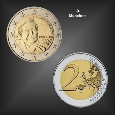 2 EURO Helmut Schmidt -D- BRD 2018
