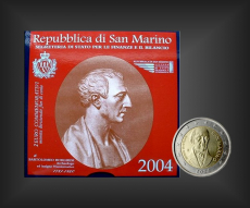 2 EURO Bartolomeo Borghesi San Marino 2004