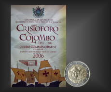 2 EURO Christoph Columbus San Marino 2006