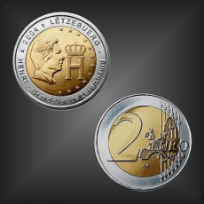 2 EURO Monogramm Luxemburg 2004