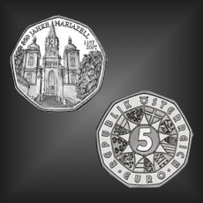 5 EURO 850 Jahre Mariazell Österreich 2007