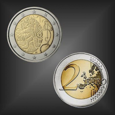 2 EURO 150 Jahre Währung Finnland 2010