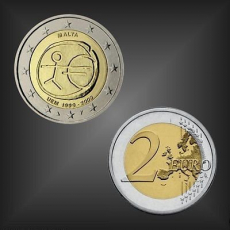 2 EURO 10 Jahre WWU Malta 2009