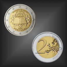 2 EURO Römische Verträge Portugal 2007