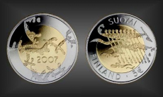 5 EURO Unabhängigkeit Finnland 2007