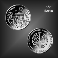 25 EURO Deutsche Einheit BRD 2015 -A-