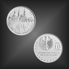 10 EURO 800 Jahre Dresden BRD 2006