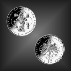 10 EURO Elisabeth von Thüringen BRD 2007
