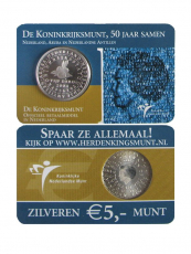 5 EURO CC 50 Jahre Statut Königreich Niederlande 2004