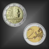 2 EURO 175 Jahre Unabhängigkeit Luxemburg 2014