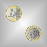 1 EURO Kursmünze Sede Vatikan 2005