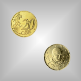 20 Cent Kursmünze Vatikan 2008