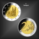 2 EURO Magdeburger Dom -F- BRD 2021