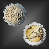 2 EURO Pierre de Coubertin Frankreich 2013