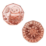 5 EURO Osterküken Österreich 2021