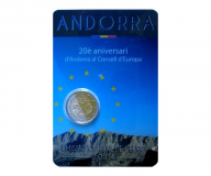 2 EURO 20 Jahre Europarat Andorra 2014