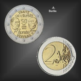 2 EURO Elysee - Vertrag -A- BRD 2013