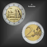 2 EURO Michaeliskirche -G- BRD 2014