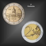 2 EURO Schloss Charlottenburg -G- BRD 2018