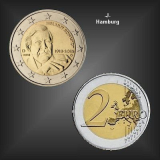 2 EURO Helmut Schmidt -J- BRD 2018