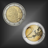 2 EURO 150 Jahre Währung Finnland 2010