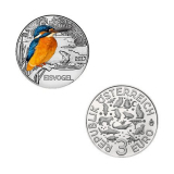 3 EURO Tier-Taler Eisvogel Österreich 2017