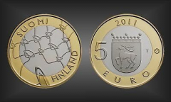 5 EURO Aland Finnland 2011