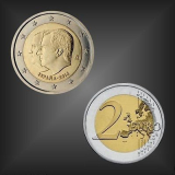 2 EURO Proklamation Felipe VI. Spanien 2014