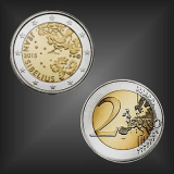 2 EURO Jean Sibelius Finnland 2015